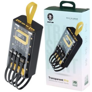 پاوربانک 20 هزار گرین لاین مدل Transparent Pro