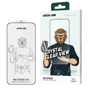 گلس شفاف Green Lion 9H Steve برای آیفون 17pro max