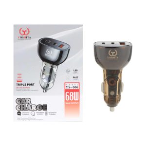 شارژر فندکی 68 وات یوشیتا مدل YS-006