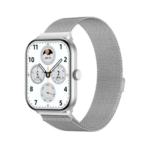 ساعت هوشمند 46 میلی متری گلوریمی مدل GC Plus با بند سلیکیونی و مغناطیسی