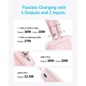 حراج! پاوربانک انکر مدل A1681 ظرفیت 20000 میلی آمپر 30 وات