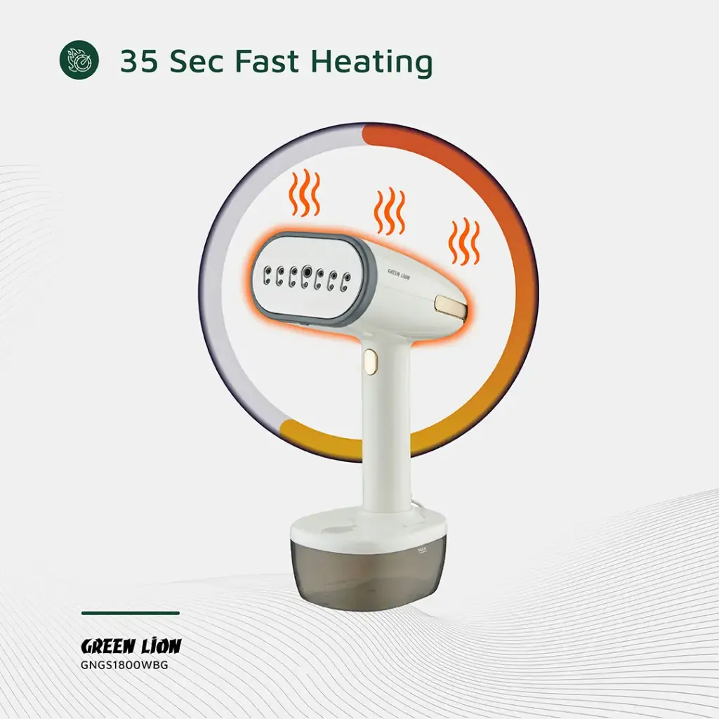 اتو بخار دستی 1800 وات گرین لاین مدل STEAM