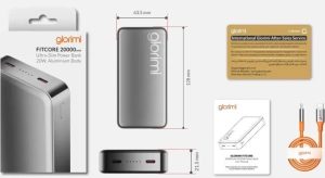 پاوربانک گلوریمی FITCORE 20000mAh